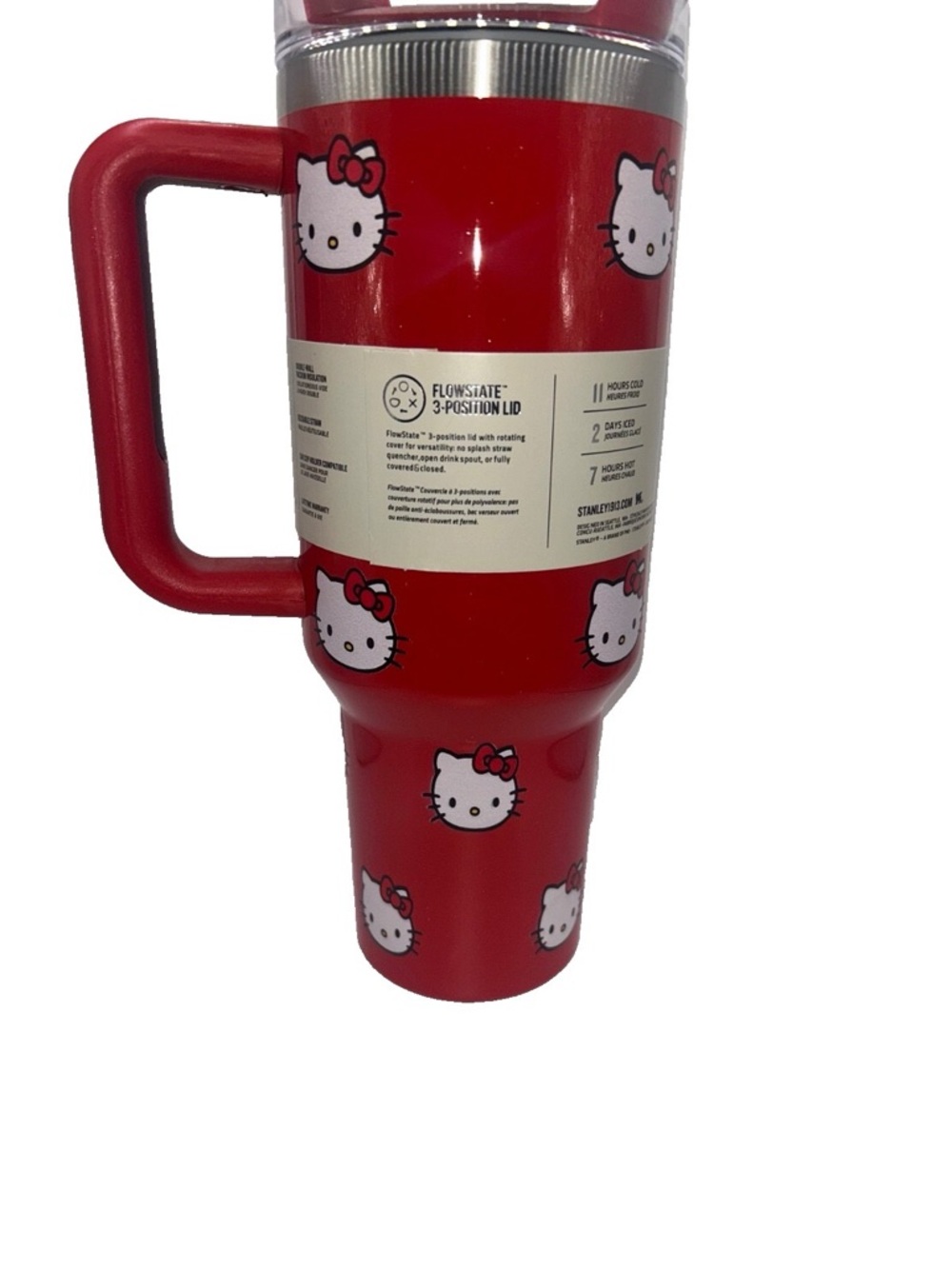 Hello Kitty Red Travel Tumbler with Handle